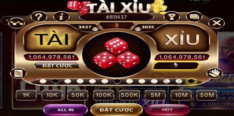 Game bài đổi thưởng Tài Xỉu mang đến trải nghiệm đầy thú vị cho triệu bet thủ