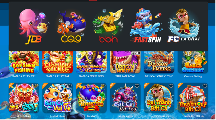 Bắn cá đổi thưởng với tỷ lệ đổi điểm cực khủng tại trang web 