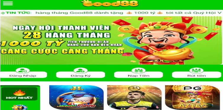 Đánh giá kho game đổi thưởng nhà cái Good88 Đánh giá kho game đổi thưởng nhà cái Good88