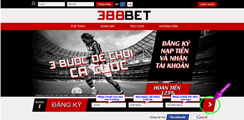 Cách thực hiện tham gia chơi kèo Châu Âu tại Thể thao 388BET